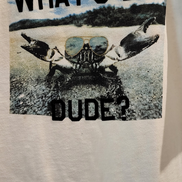 T-shirt unisex with slogan on the front of the shirts letters are made of felt - Picture 2 of 7